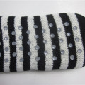 Striped Fox Jacquard Floor Socks