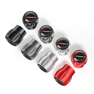 Caps de válvula de pneus de carro hexagonal universal - cobertura à prova de poeira para 2023