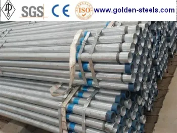 Threaded Galvanized steel pipes with coupling