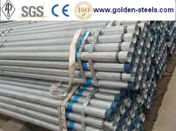 Threaded Galvanized steel pipes with coupling
