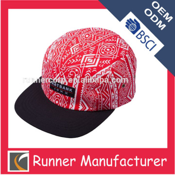 New fashion snapback cap with flower