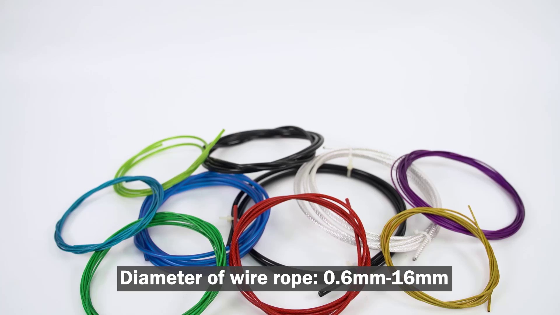 Low Price Blue PVC Coated Galvanized Steel Wire Rope