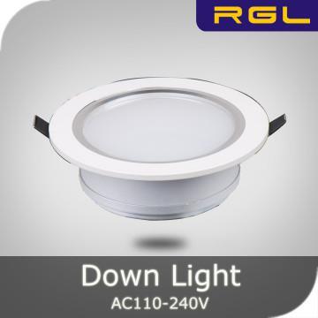 9W LED down light aluminium cover