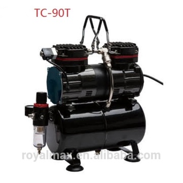 Royalmax Air pump,mini double cylinder compressor TC-90T for painting,tattoo,makeup and scientific research.Medical tools