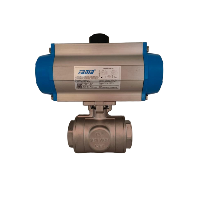 Van bướm khí nén lệch tâm - lệch tâm