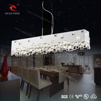satin white plated Bedroom pendant Light with LED