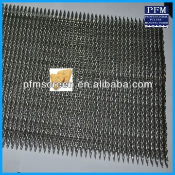 steel chrome bakery conveyor belt