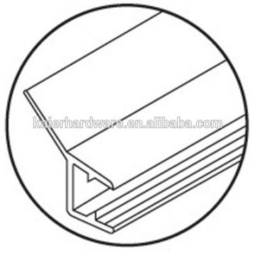 hot sale glass shower door 135 degree waterproof pvc strip K-SE203