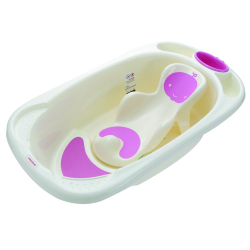 Baignoire en plastique infantile de grande taille avec le lit de Bath