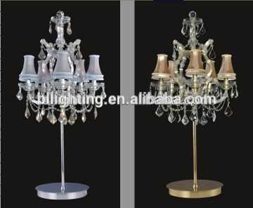 Beautiful crystal small decorative table lamp