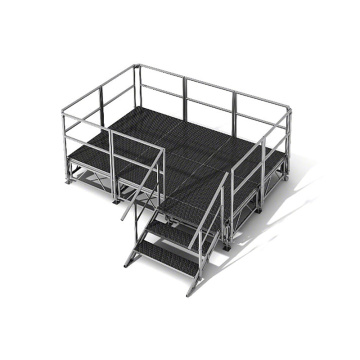 Grande palco portátil ao ar livre