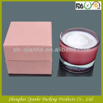 Graceful candle box for packing aromatherapy candle