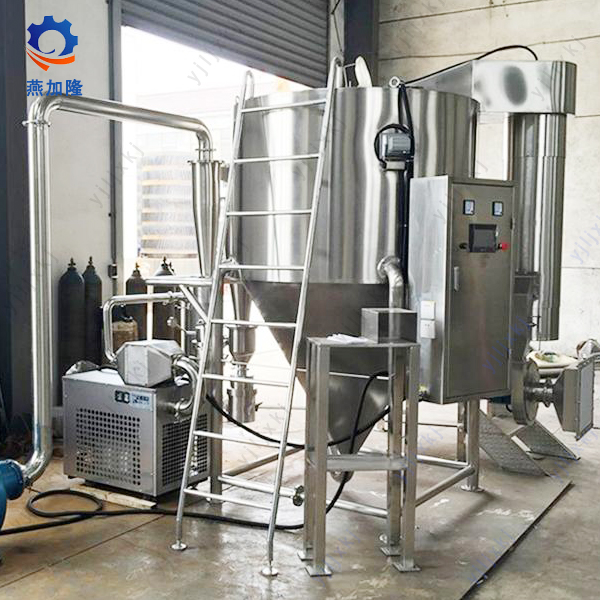 Spray dryer for milk