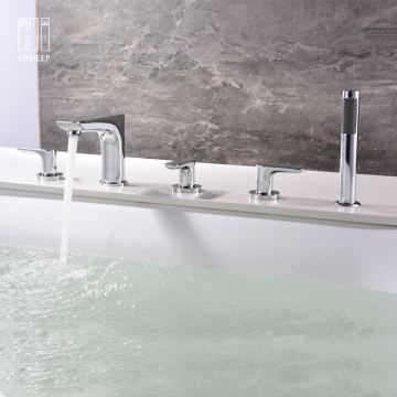 Hot And Cold Water Copper Bathtub Faucet