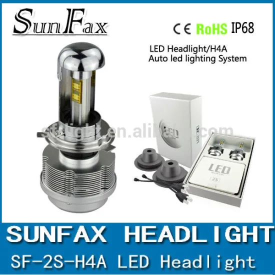 Factory Direct Wholesale 2S LED 30W 3600LM H4 led headlight