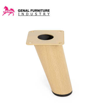 Wooden Grain Finished Sofa Legs and Furniture Hardware Accessories