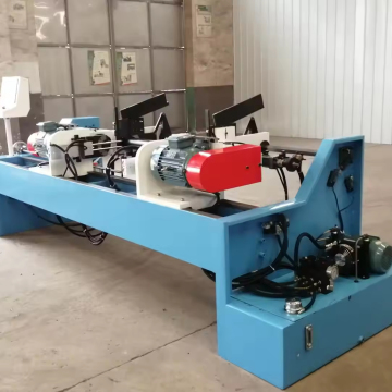 Automatic Double Head Round Steel Bar, Pipe Chamfering and Stamping Machine