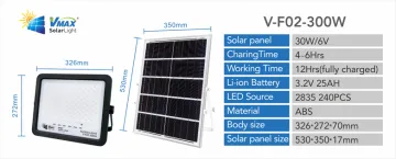 solar flood light for sign