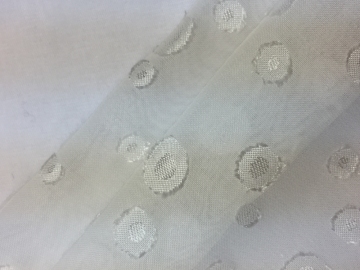 75D Polyester Dots Dobby Solid Fabric