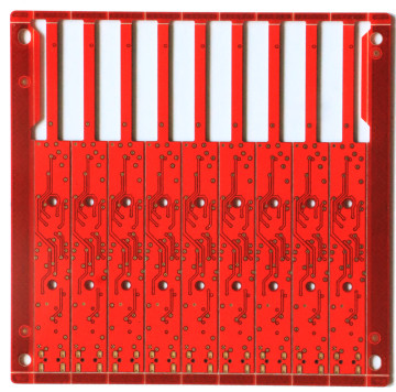 Microphone Red color printed circuit board