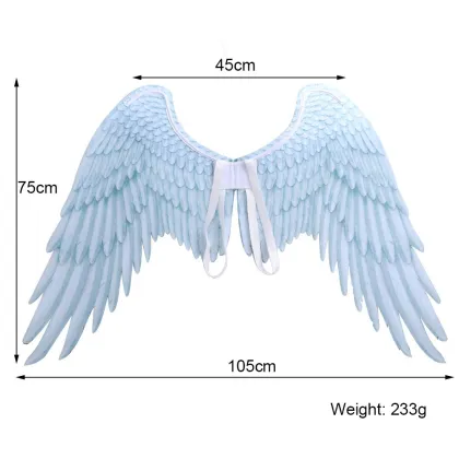 Cross Border Carnival: Adult Size Costume Props - Feather Eagle Wings & Angel Wings