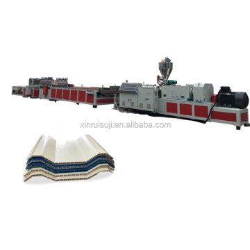 PVC ASA Vinyl Composite Corrugated Hollow Roof Sheet Extrusion Making Machine