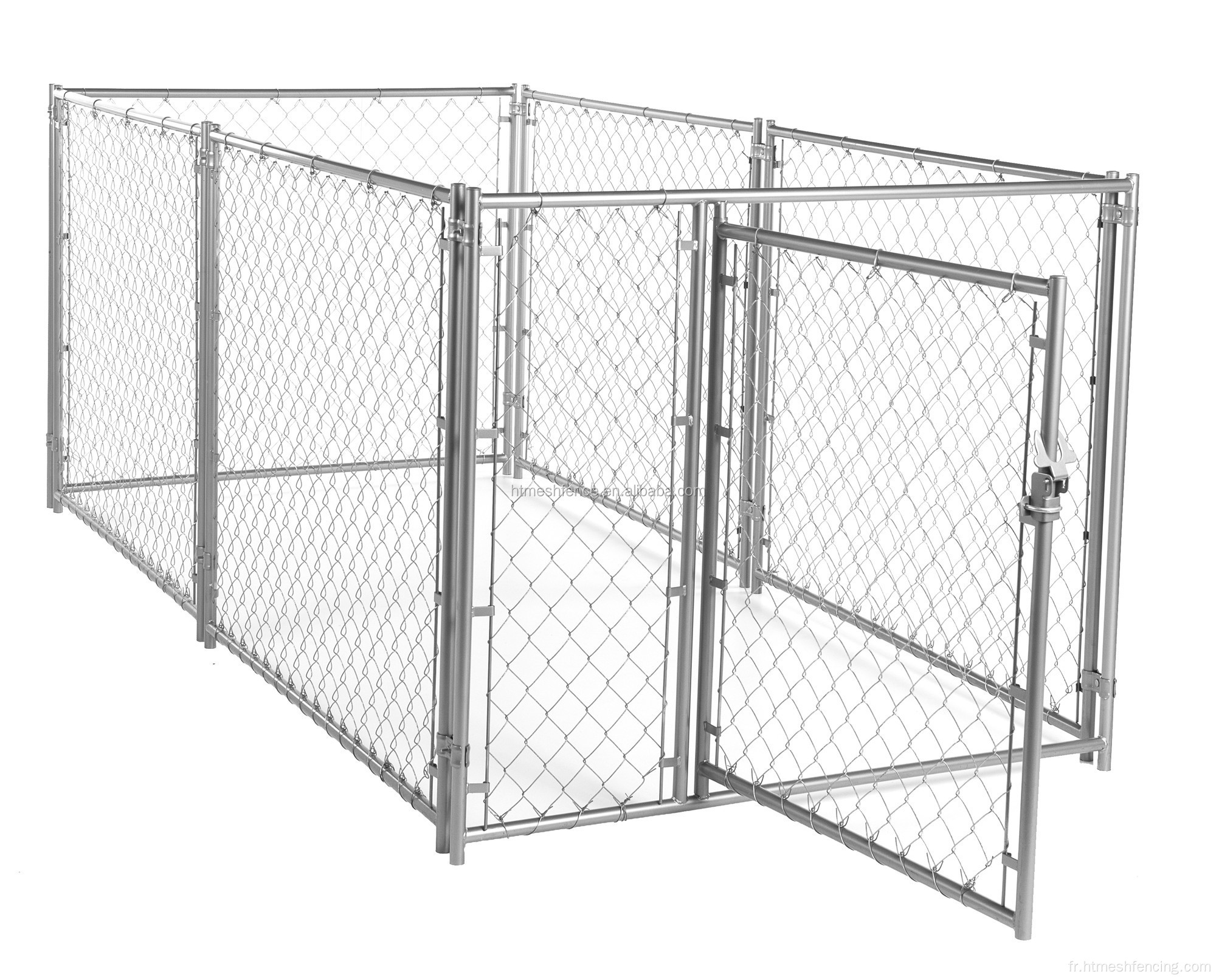 Grande cage de chien de chenil de chien extérieur galvanisé