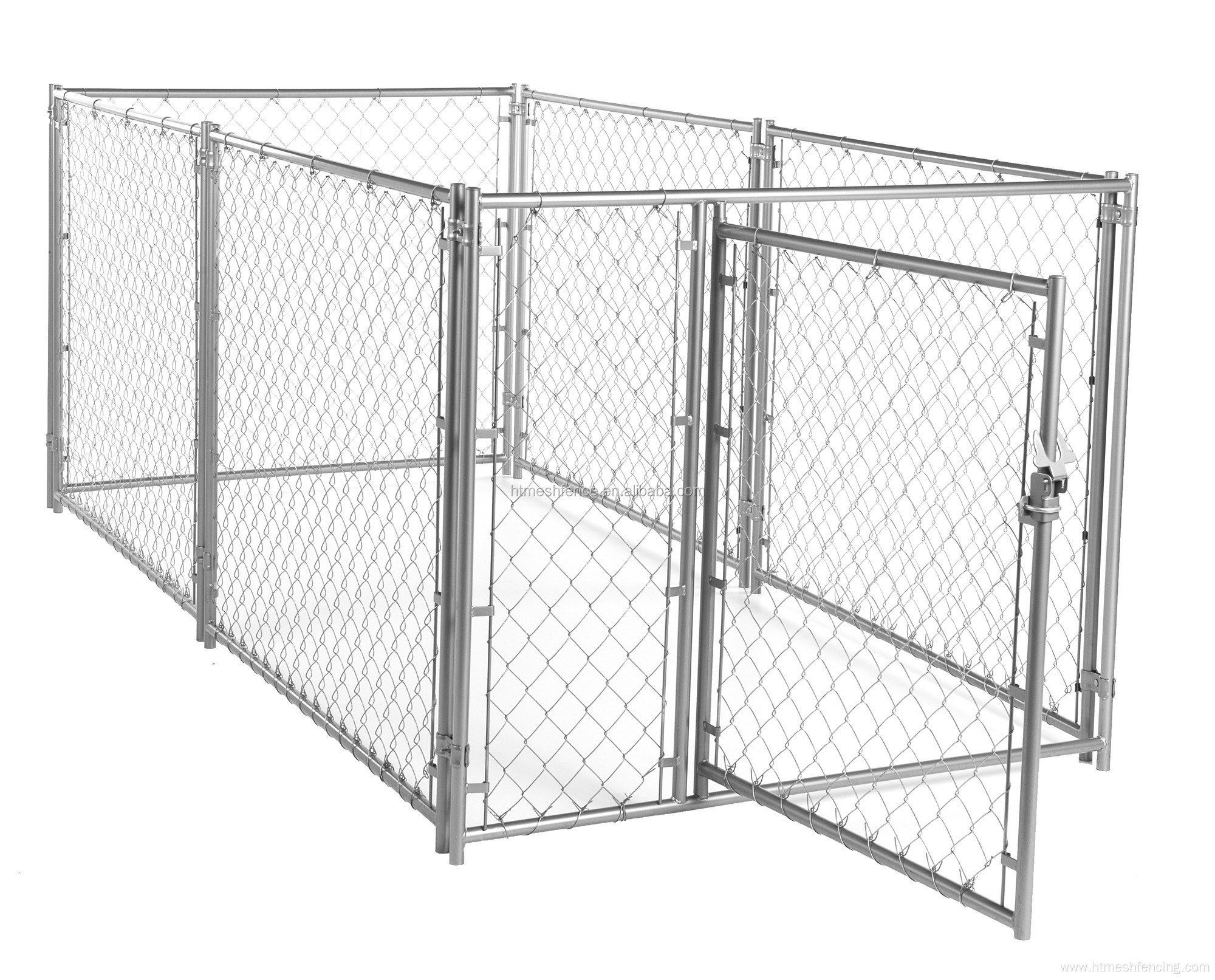 Large Galvanized Outdoor Dog Kennel Dog Cage