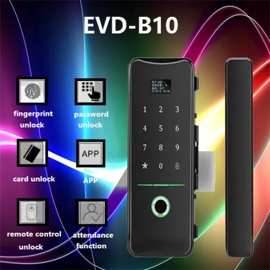 fingerprint Glass door lock