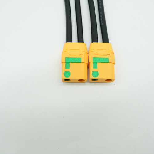 XT90S Anti-Spark High Current Connector Cable Assembly 8AWG 10AWG Custom OEM for Agricultural Drone Heavy Lift UAV Battery Pack