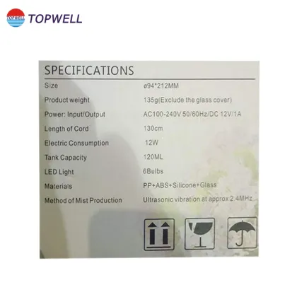 Colorful Aroma Diffuser With Humidification