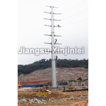 Tiang Baja Galvanis 220kV Hot Dip