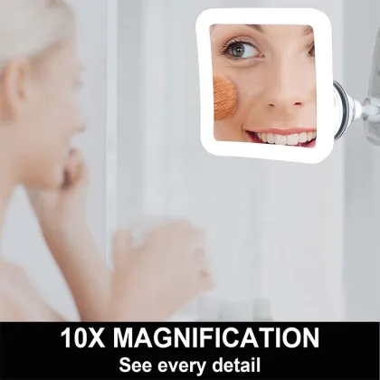 Fancii 10X Magnifying Lighted Makeup Mirror with Daylight LED: Your Ultimate Vanity Companion