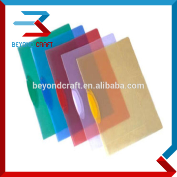 GOOD price&quality plastic PP A4 size swing clip folder