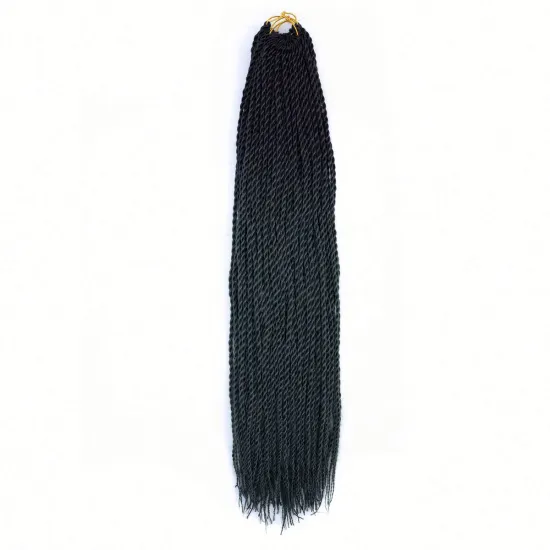 MYZYR 20inch Ombre Senegalese Twist Braiding Hair Crochet Braids Synthetic Crochet Hair Extensions Black Brown Women