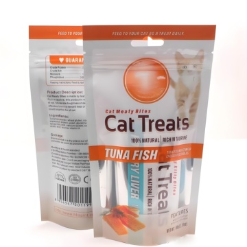 Bolsa de comida de PE impresa con ventana transparente