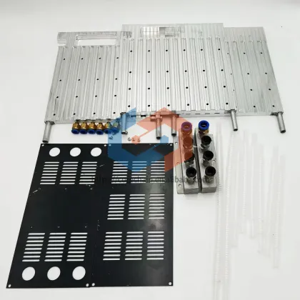 Aluminum Liquid Cooling Block for S19J ASIC Server - New Heat Dissipation System Water Cooling Plate