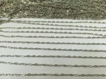 Silver chains necklace link chains
