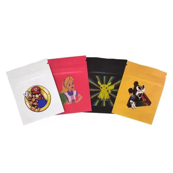 Customized Printed 3.5g Mylar Stand-Up Bags