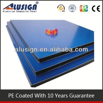 Modern aluminum composite panel interior wall cladding