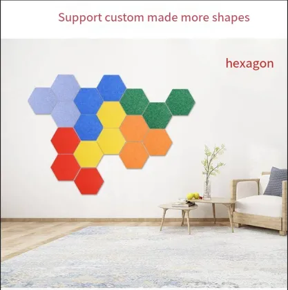 TianGe Room Decor 90mm Polyester Fiber Felt Soundproofing Panel