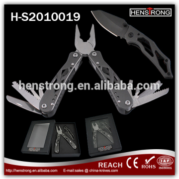 2016 Hot-selling Outdoor Multi-Function Hand Tool Set With Multi Pliers And Folding Knife
