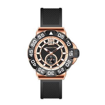 Men`s Waterproof Sports Watch with Swiss Mov't