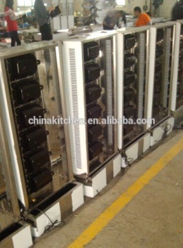 Commercial gas doner kebab machine with 6 burner GB-1150