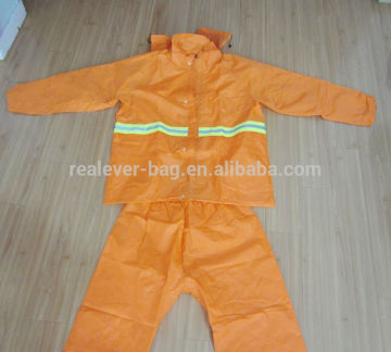 UB-2 orange sanitation adult raincoat