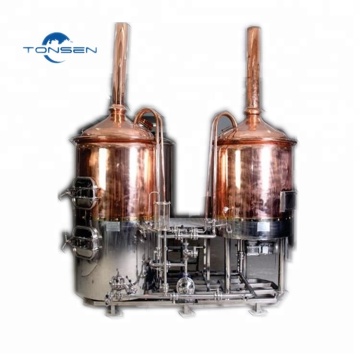 500L Draft Red Copper Brewhouse for 5HL Craft Beer Brewing Machine