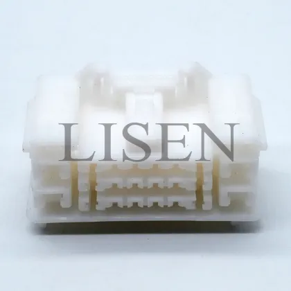 Withe Color 6098-8922 ITT Connectors 26 Pins Female Unsealed Electric Auto Charging Connector