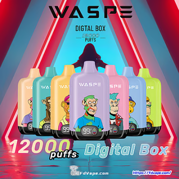 Original WASPE Digital Box 12000 Disposable Vape Europe