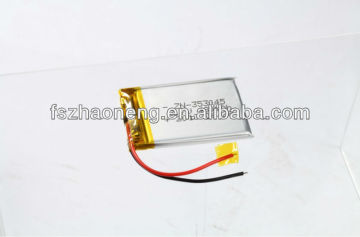 polymer lithium ion battery 3.7v