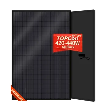 Topcon All-Black Solar Panel 108Cell 420W-440W Complete Set for Home